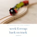 back on track: week 6 recap